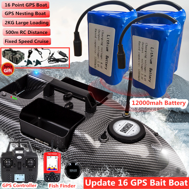 デュアルポジションRCフィッシングベイトボート、固定速度クル - Fishing Boat Gps のレビューと価格