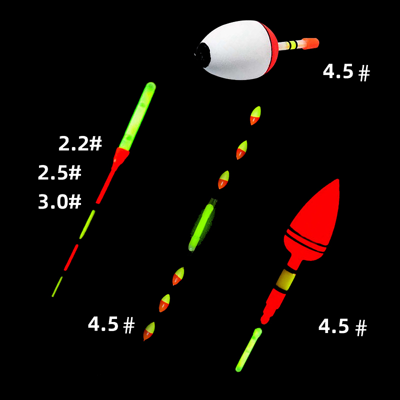 ナイトフィッシングロッド,2.2〜4.5mm,10ピース/ロ - Fishing Boat Oar のレビューと価格
