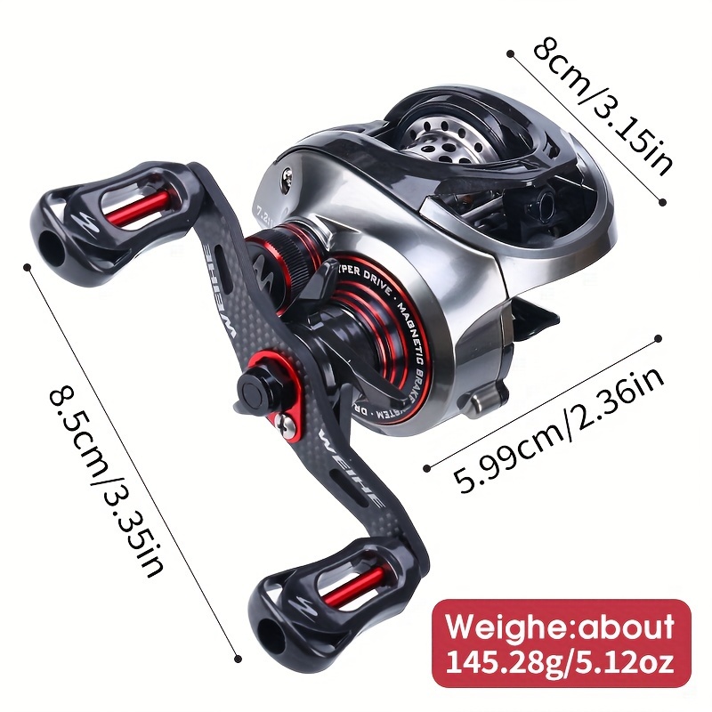WEIHE カーボンボディベイトキャスティングフィッシングリ - Abu Garcia Reel Max のレビューと価格